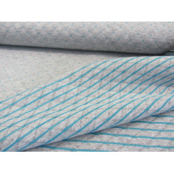 Quilt Stepper - mausgrau türkis